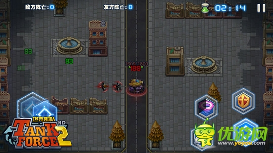 坦克闖關(guān)手游《坦克部隊(duì)2》競(jìng)技場(chǎng)眾生相