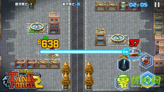 坦克闖關(guān)手游《坦克部隊(duì)2》競(jìng)技場(chǎng)眾生相