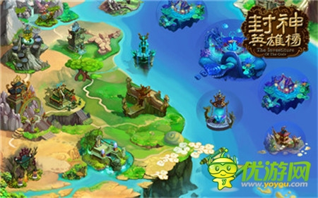 神話競技卡牌手游大作《封神英雄榜》場景賞析