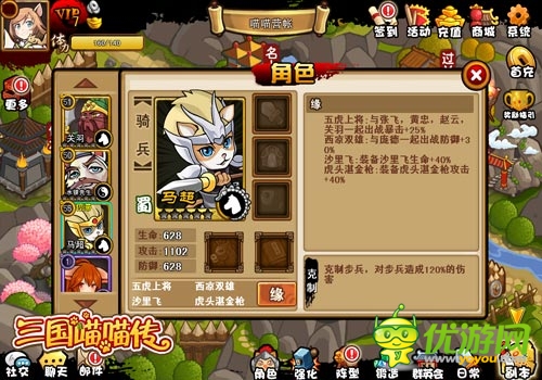 男神組合 《三國(guó)喵喵傳》之五虎上將