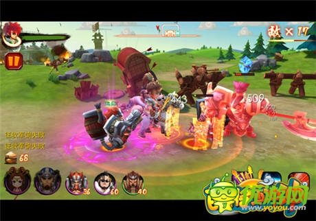 獨(dú)家解析《萌將沖沖沖》能打能跑的移動(dòng)推塔