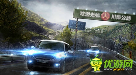 MINI首度跨界觸電手游《藏地飛車》