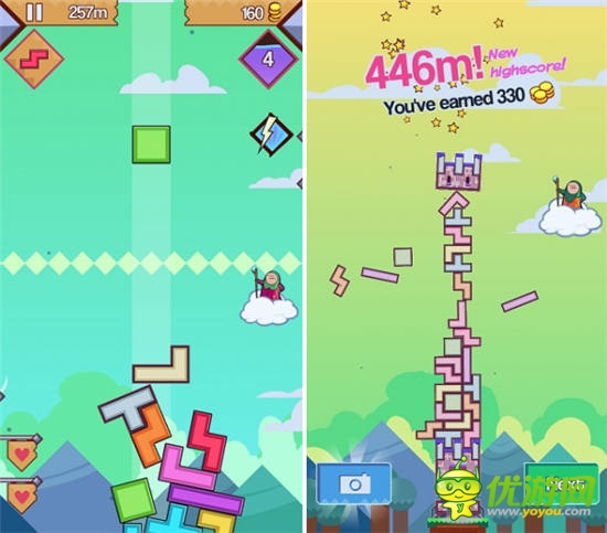 手機(jī)新作《摩天俄羅斯方塊》俄羅斯方塊玩法創(chuàng)新