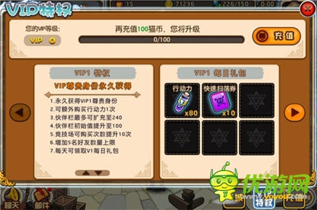 通往土豪之路《艾瑞斯之光》至尊VIP特權(quán)震撼登場