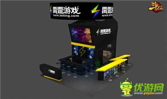 雷霆游戲2014ChinaJoy奇葩展臺曝光