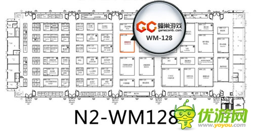 蜂巢游戲2014chinajoy展臺(tái)妙趣橫生