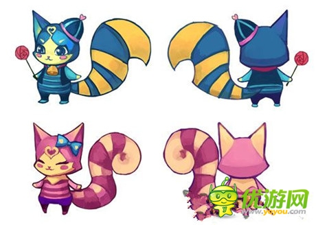 一寵定情《蒼穹之劍》情侶喵寵呆萌亮相