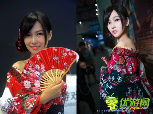 最美和服驚艷亮相《勇者前線》美女玩家大圖曝光