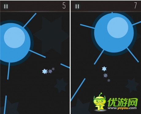 雖然新潮但超難!智慧型手機動作游戲《orbit》介紹