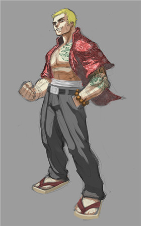 拳拳至肉打擊感《街頭快打》男主原畫設(shè)定曝光