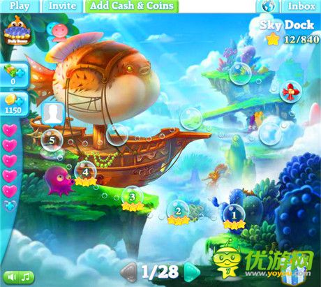 三消手游大作《小魚愛消除（Fish Epic）》上架安卓