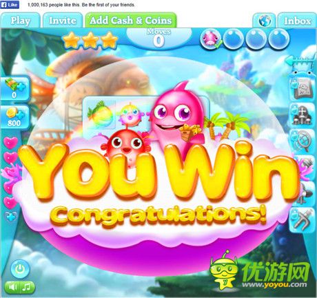 三消手游大作《小魚愛消除（Fish Epic）》上架安卓