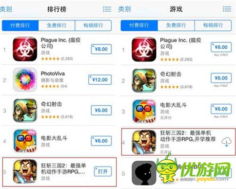 國(guó)產(chǎn)單機(jī)手游崛起 不再自動(dòng)屏蔽“三國(guó)”關(guān)鍵字