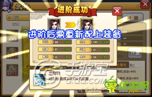 大鬧三國武將裝備系統(tǒng)詳解