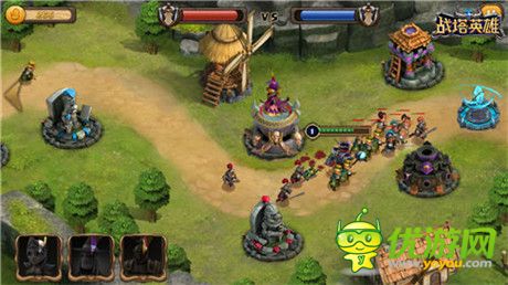 MOBA類玩法首曝《戰(zhàn)塔英雄》IOS二測即將開啟