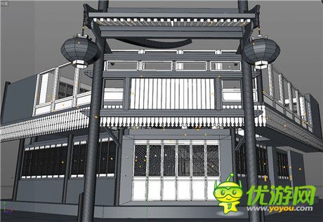 還原經(jīng)典場景《仙劍客?！穲鼍?D搭建圖曝光