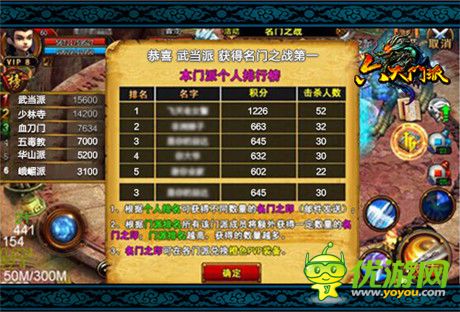 萬人撕逼一戰(zhàn)方休《六大門派》空間入口上線